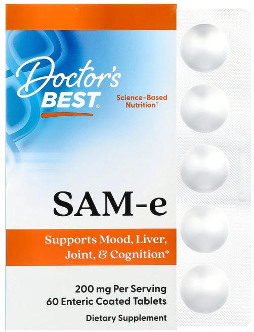 닥터스베스트 SAMe 200mg 장용성 코팅 정제 60정, 1개 - 쿠팡