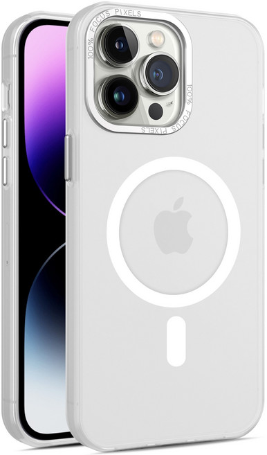 원더글라스 프레임 가드 슬림 매트 반투명 맥세이프 케이스