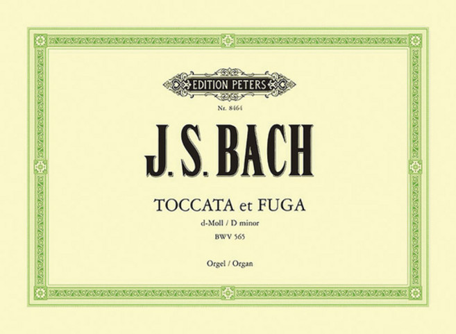 (영문도서) Toccata and Fugue in D Minor Bwv 565 for Orga Paperback, Alfred Music, English, 9790014066956