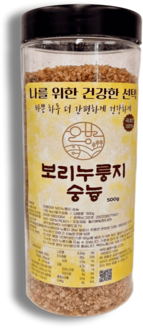오병이어누룽지 보리누룽지 숭늉 500g, 1개