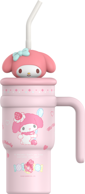 크로스 보더 산리오 텀블러 700밀리리터, 1개, 700ml, 700ml 마이멜로디
