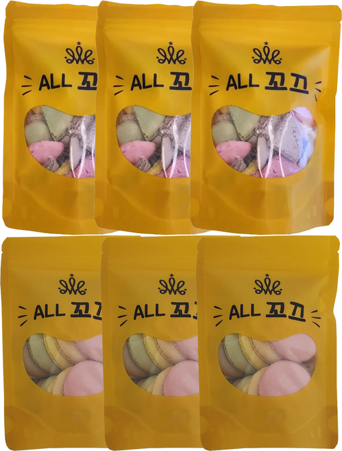 한입연구소 쫀득한 마카롱 꼬끄 시리얼 후레이크 HACCP, 6개, 80g