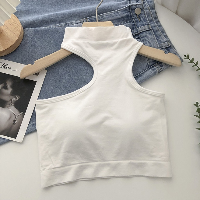性感設計 - 韓版百搭抹胸上衣