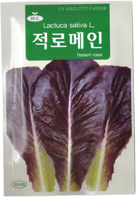 청농 적로메인 씨앗 3000립 양상추 씨, 1개