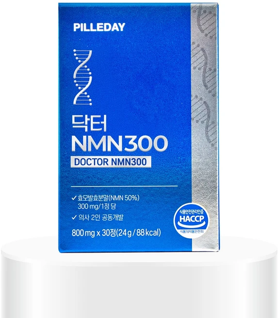 [필리데이] 닥터NMN300 효모발효 엔엠엔, 1박스, 30정 - 쿠팡
