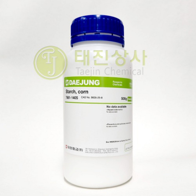 녹말(옥수수)(전분) (Starch Corn) 500g [9005-25-8], 1개