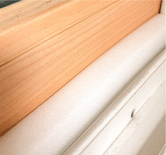 베란다 샷시 틈막이 패드 2M (1개) [W29E8A9], 두께 3cm (3cm x 200cm) 백색, 3개