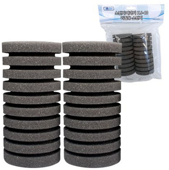 아마존 HJ-40 바이오 스펀지필터 리필 스폰지 교체용, 1개