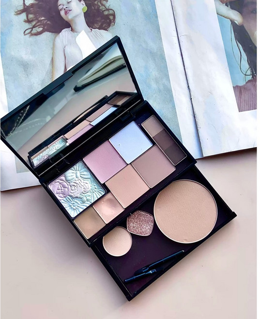 섀도우 공용기 팔레트 립스틱 소분 아이섀도 케이스 DIY 공병 이중자석상자(거울포함)+철조각20개, 이중자석상자(거울없음)+철조각20개, 1개