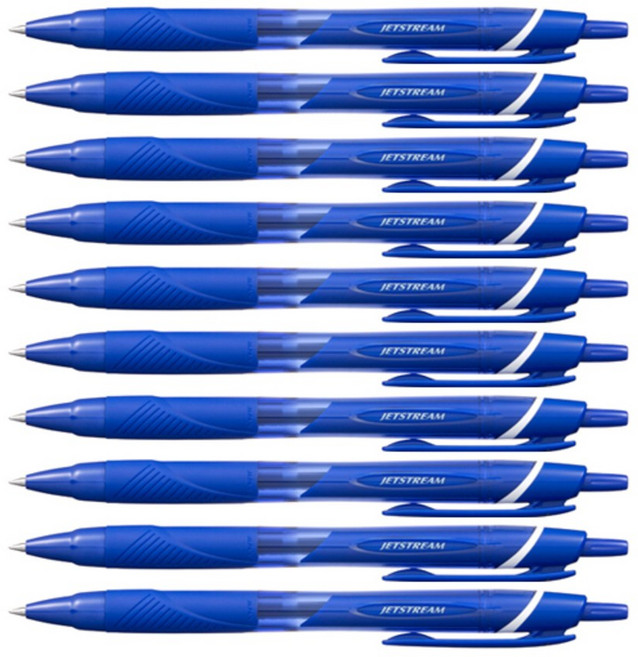 제트스트림 유니 볼펜 SXN-150 0.5mm, 블루, 10개