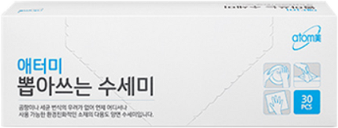 애터미 뽑아쓰는 수세미 30장, 1개