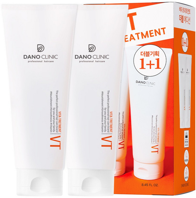 [1+1] 원쁠원 다노클리닉 VT 비타 트리트먼트, 2개, 250ml