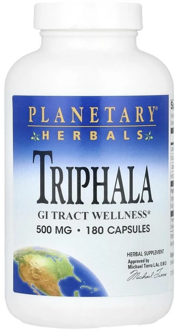 플래네터리 허벌 트리팔라 500mg Planetary Herbals Triphala 500 mg 180정, 1개 - 쿠팡