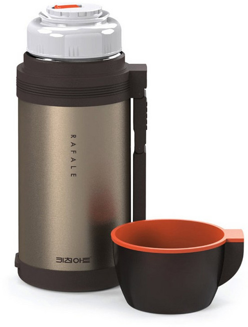 키친아트 라팔 골드메탈 보온보냉병, 골드, 1200ml, 1개