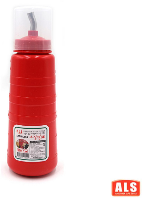 우깡몰 스테인레스 초장병 케찹 겨자병 대형 530ml 드레싱병, 1개