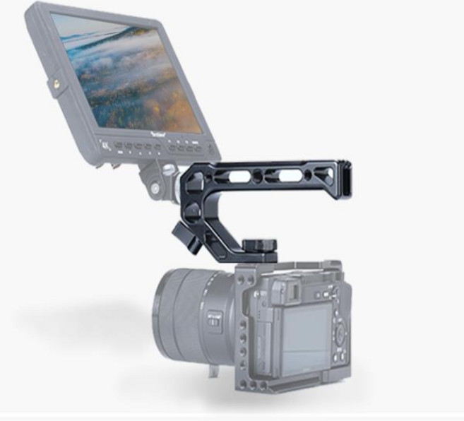 호환용품 파우치 캐논 EOS RP 카메라용 풀 케이지 브이로그 비디오 촬영 스태빌라이저 프레임 리그 1/4 3/, [02] lifting handle, 한개옵션1