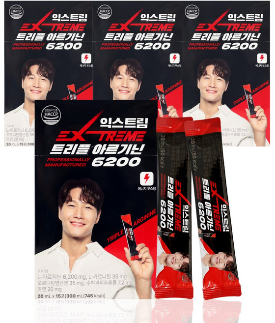 익스트림 트리플 아르기닌 카르니틴 6200mg, 20ml, 60포