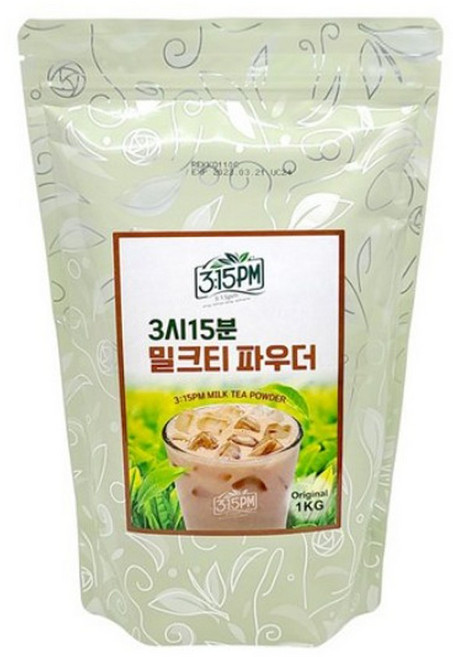 대만 3시15분 밀크티 파우더 오리지널, 대만 3시15분 오리지널 밀크티 파우더 1kg, 1개, 1kg, 1개입