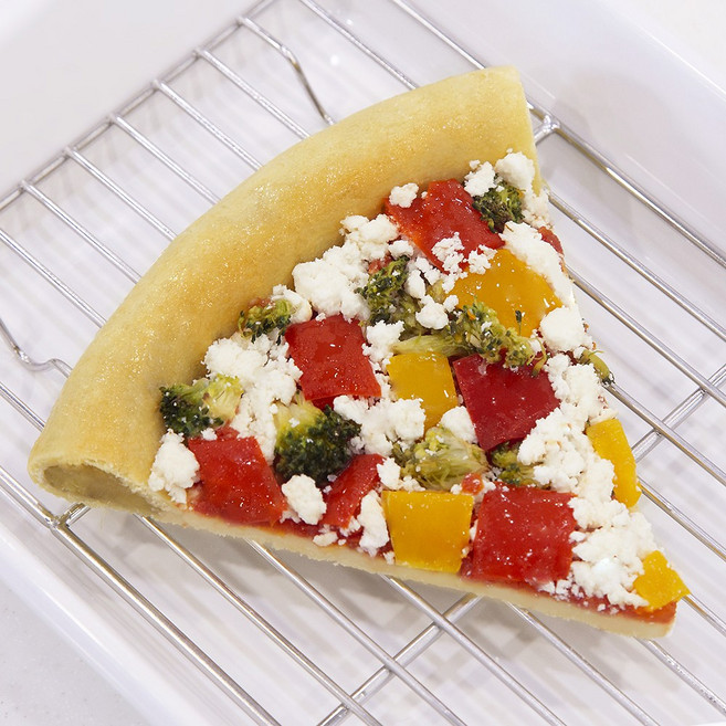 휘게펫 강아지 조각피자 자연식 화식 야채치즈 멍피자, 1개, 100g