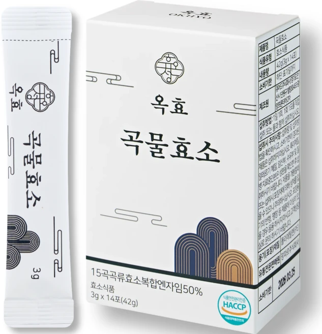 옥효 곡물효소 탄수화물 분해 효능 효과 발효 소화 파우더 유산균 카뮤트 분말 가루 임산부, 1개, 90g - 쿠팡