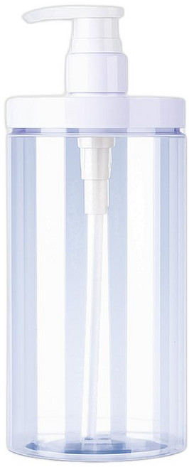 온트리 대용량 욕실 리필 디스펜서 1L, 1개, 투명, 1000ml