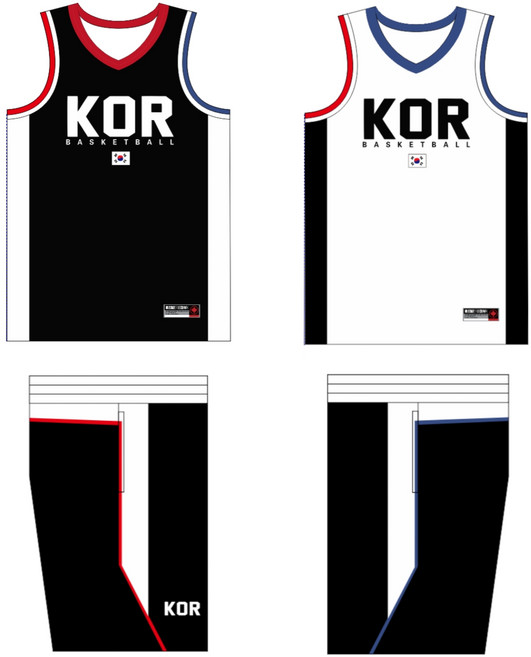 RUCKERPARK 코리아 게임양면져지/게임쇼츠-경량 리버서블 농구나시 농구반바지 상하의