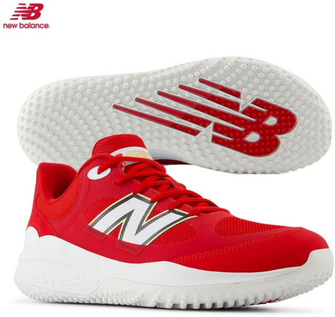 뉴발란스 프레쉬폼 T3000 TR7 인조잔디화 레드 야구화