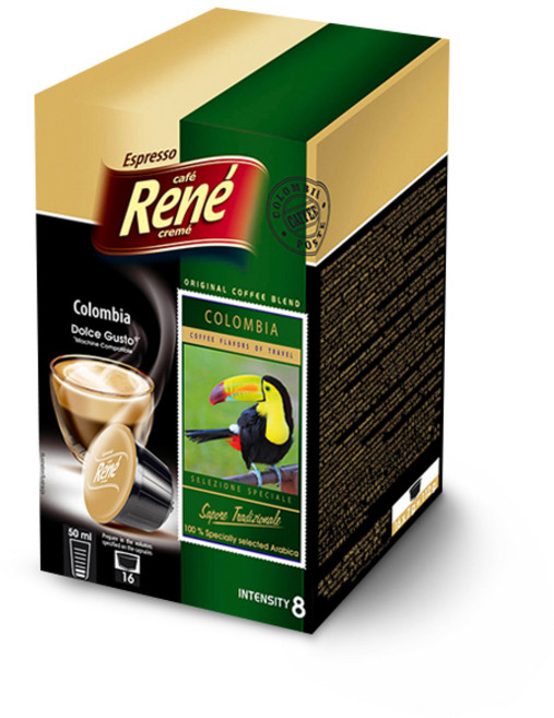 르네 돌체구스토 호환캡슐 콜롬비아 엑셀소, 7g, 16개입, 4개