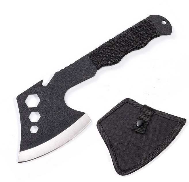 多功能斧頭錘 附收納袋, 1個, 戶外多功能綁繩斧頭