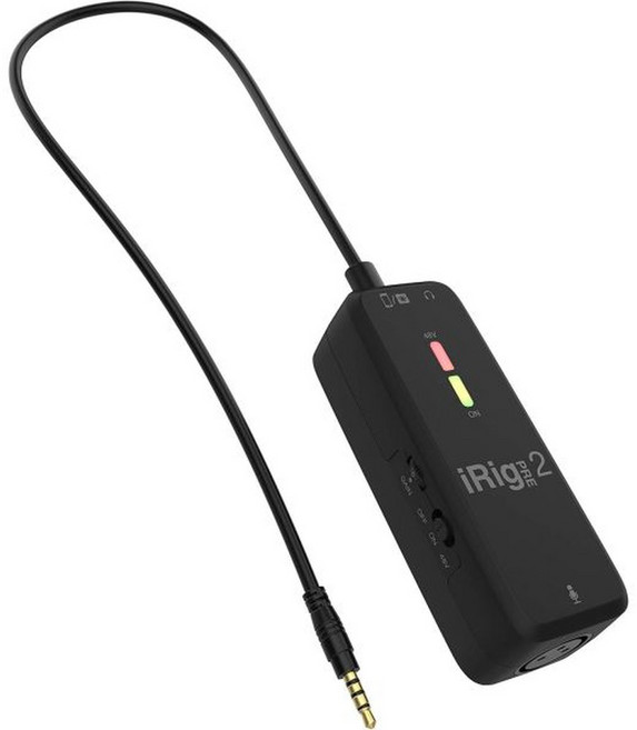 IK 멀티미디어 iRig Pre 프리앰프 비디오 마이크 태블릿 카메라용 스마트폰 및