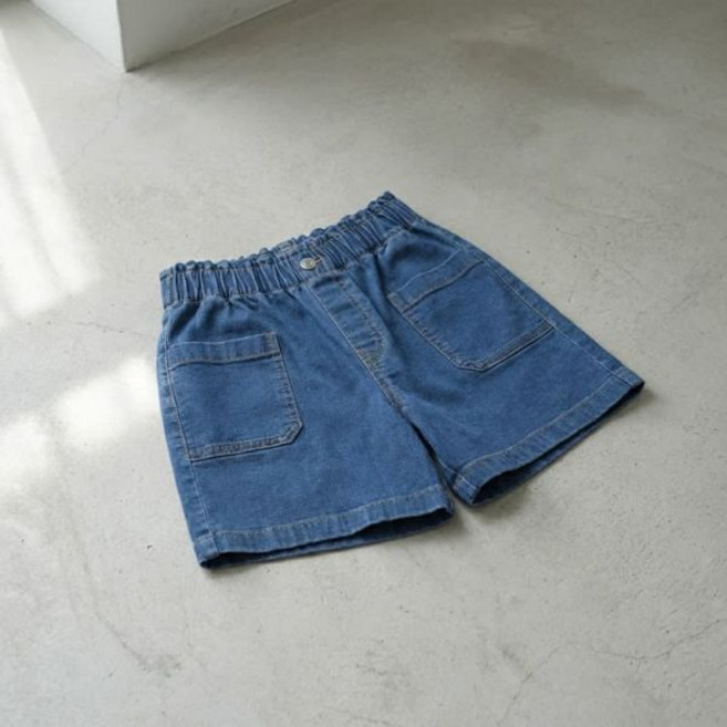 탑텐 키즈 유아 아동 주니어 페이퍼백 데님 쇼츠 MKF2DH2212