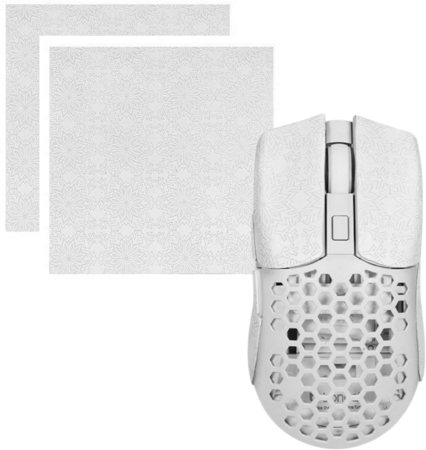 DIY 내 마음대로 재단 그립테이프 논슬립패치 눈꽃무늬 시리즈 2개입 세트, 눈꽃무늬 화이트(1+1)