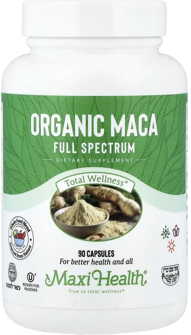 몸관리하세요 겨울입니다 Maxi Health 유기농 마카 풀 스펙트럼 캡슐 90정(캡슐 1정당 600mg) 특별관리진행, MaxiHealth유기농마카풀스펙트럼캡슐90정캡슐1정당, 1개, 90정 - 쿠팡