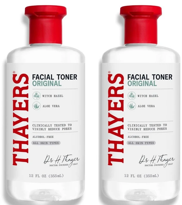 THAYERS 위치하젤 페이셜 토너 알로에베라 포뮬러 미국 직배송 355ml 2개 - 쿠팡