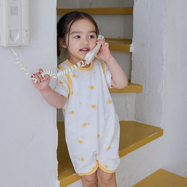 배꼽손 유아용 항균 밤부메쉬 수면조끼 수면잠옷 국내생산