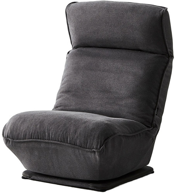 한샘 휴 회전형 좌식 스마트패브릭 리클라이너 의자, gray, 1개
