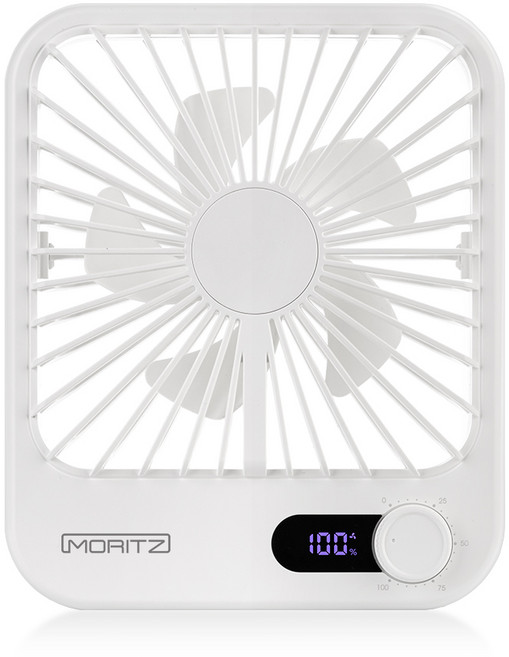 모리츠 미니 USB 선풍기, MO SP201, WHITE