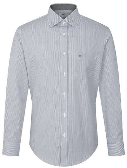 [백화점 정품] 레노마 남성 남자 편안한 데일리 텐셀 면혼방 스판 스트라이프 클래식셔츠