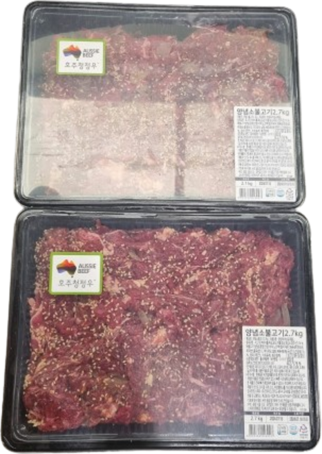 [코스트코] 양념 소불고기 호주산 (냉장) 아이스박스포장, 2개, 2.7kg