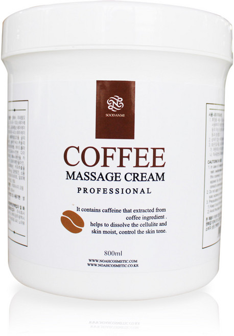 커피마시지크림 800ml 피부보습 셀로라이트제거 피부톤조절, 1개