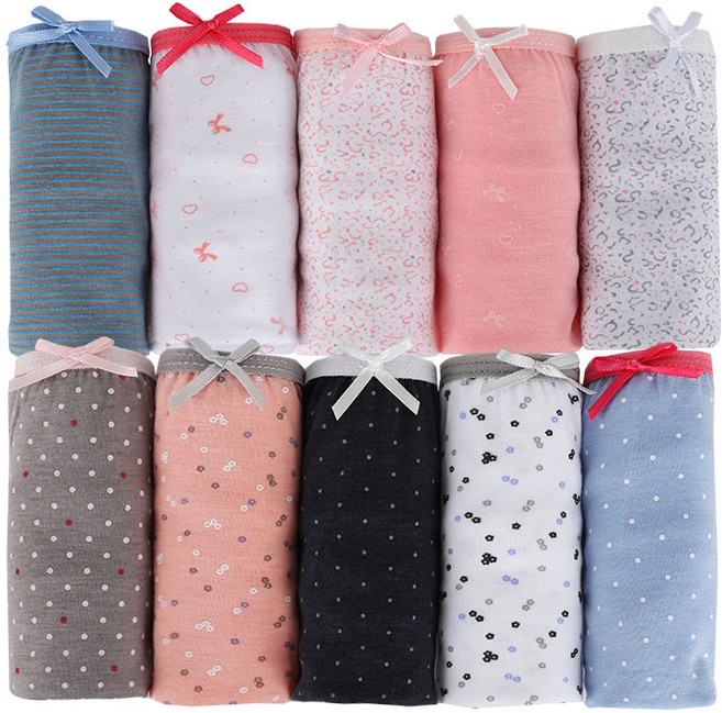 예스플러스 데일리 플라워샤워 여성팬티 10P