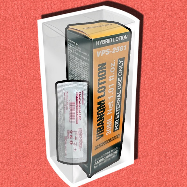 파메스테틱 비반콴트망카 파이토신 V2 톤업 재생 영양 크림 로션 + 세멘잘라이트 여행용 파우치 세트, 1개, 30ml