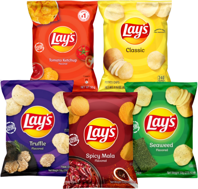 레이즈 미니 감자칩 5종세트 (마라맛 감자칩50g+클래식 감자칩42.5g+씨위드 감자칩50g+토마토 케찹맛 감자칩50g+트러플 감자칩50g) 간식 캠핑 MJKOREA, 1세트, 242.5g