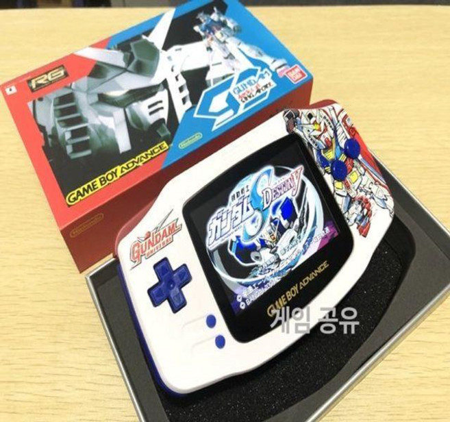 GBA 게임보이어드밴스 백라이트버전 록맨 일본어 버전 패키지, 일본 버전, 패키지 1, IPS한정판건담