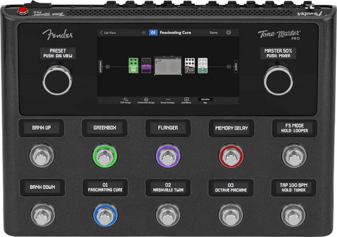 펜더 톤 마스터 프로 멀티이펙터 기타이펙터 TONE MASTER PRO, 1개