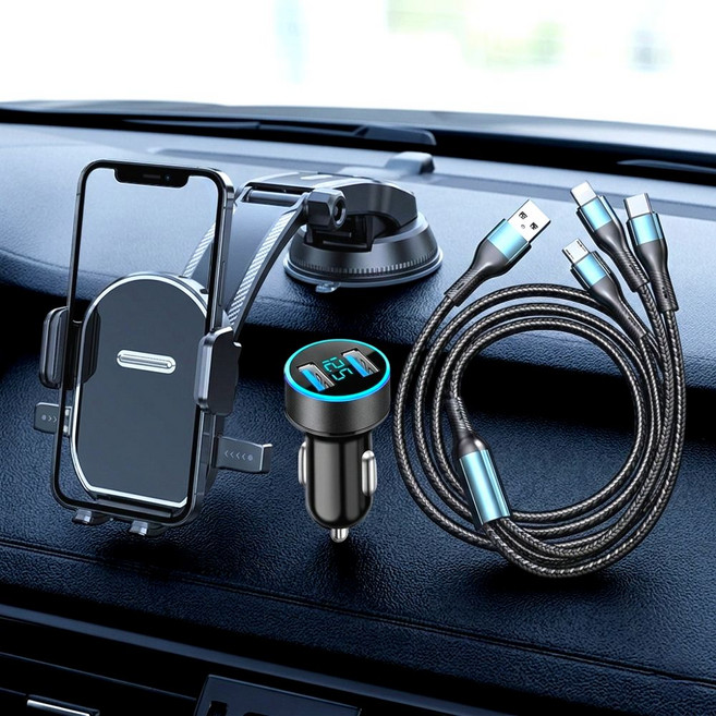 브라이프 안정주행 원큐고정 차량용 핸드폰거치대, 본품, 1개