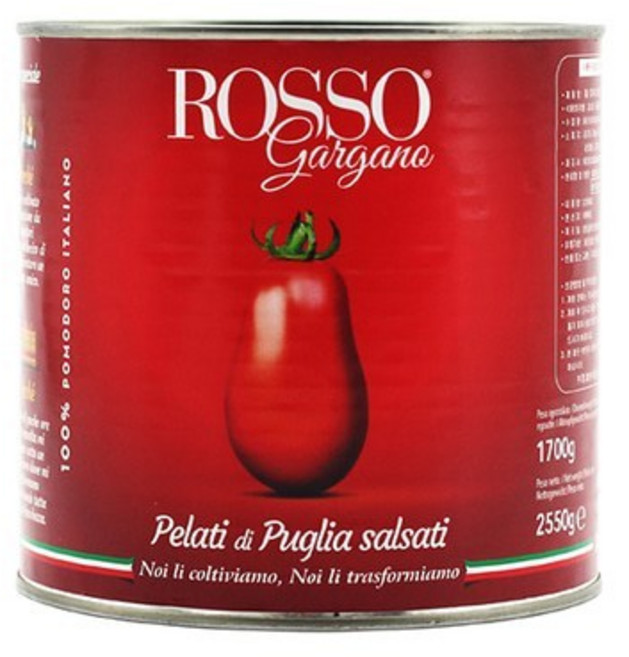 이탈리아산 ROSSO 푸투라그리 홀 토마토 2.55kg, 1개