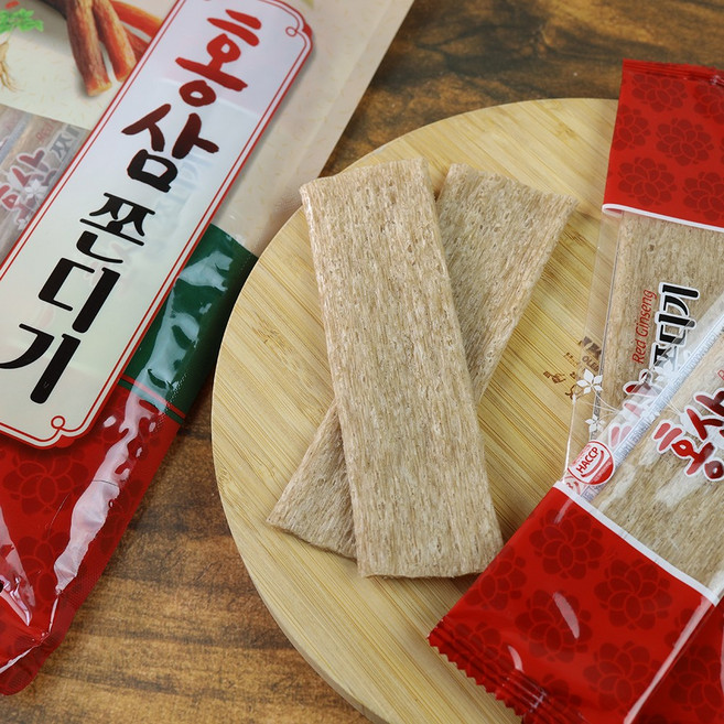 국내산 홍삼 쫀디기 200g (20gx10팩) / 추억의 옛날 과자 간식 영양만점 건강증진~, 10개