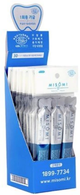 NS 신기템[0019D]30봉 미소미 가글 12ml(1박스)+트리사 칫솔1개 입냄새 탈출 입속세균 무알콜 구취제거 충치예방 프랑스 유기농 원료 에코 서트 인증 유칼립투스 오일, 1개 - 쿠팡