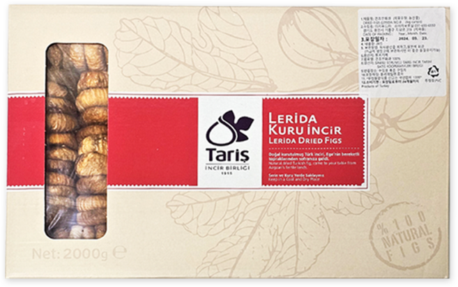 한끼공간 타리스 반건조 말랑 쫀득 달콤한 무화과, 1개, 2kg(박스패키지)